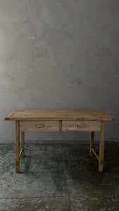 Aged Wood Console Table