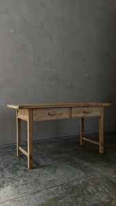 Aged Wood Console Table