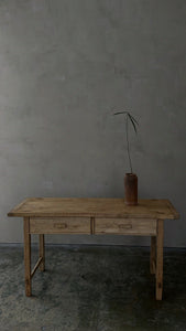 Aged Wood Console Table