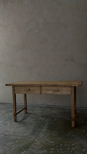 Aged Wood Console Table